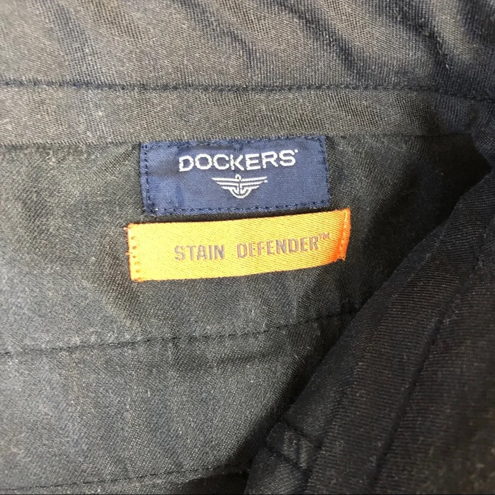 Dockers Stain Defender Dark Gray Slacks